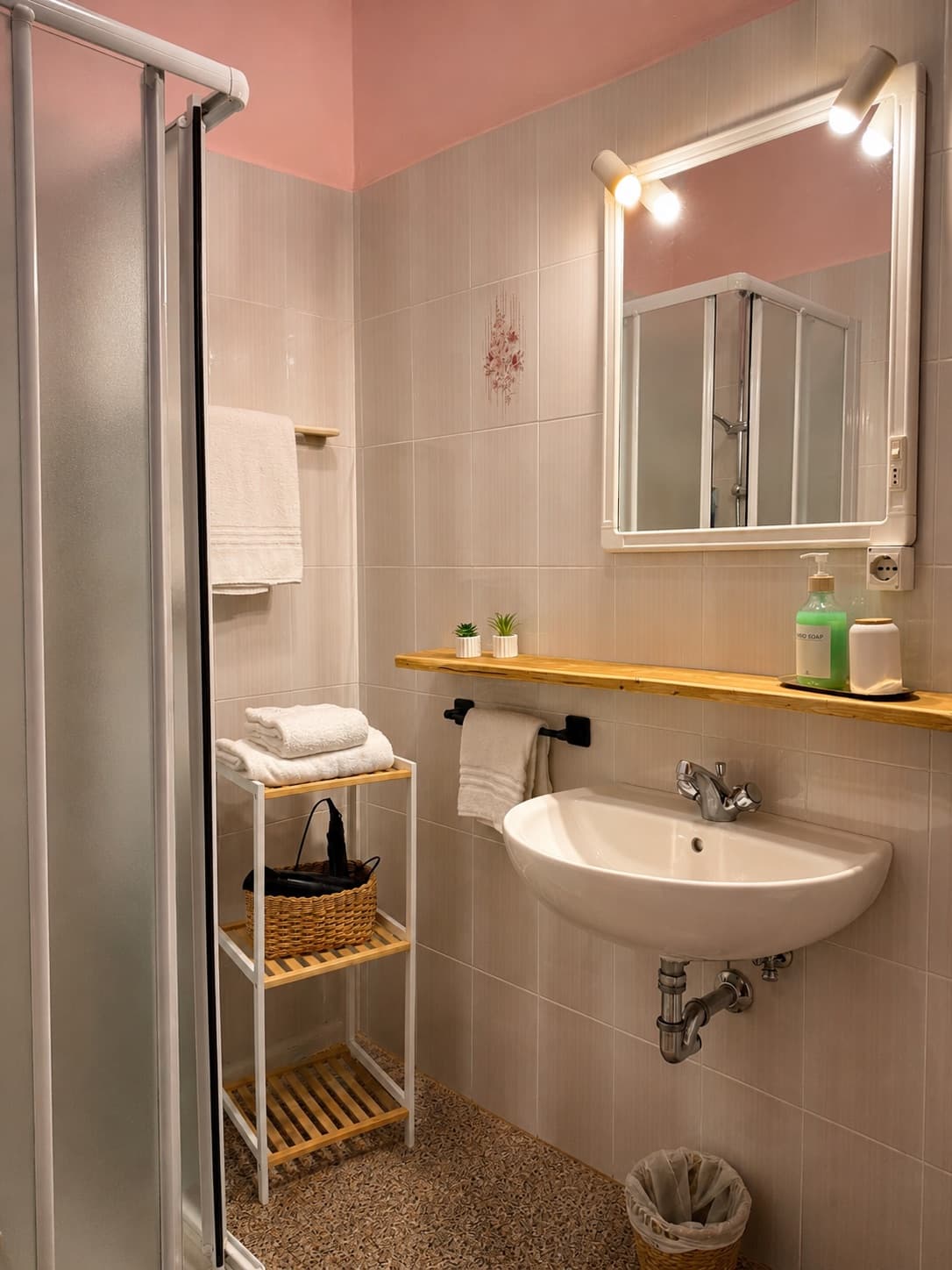 Il bagno della camera