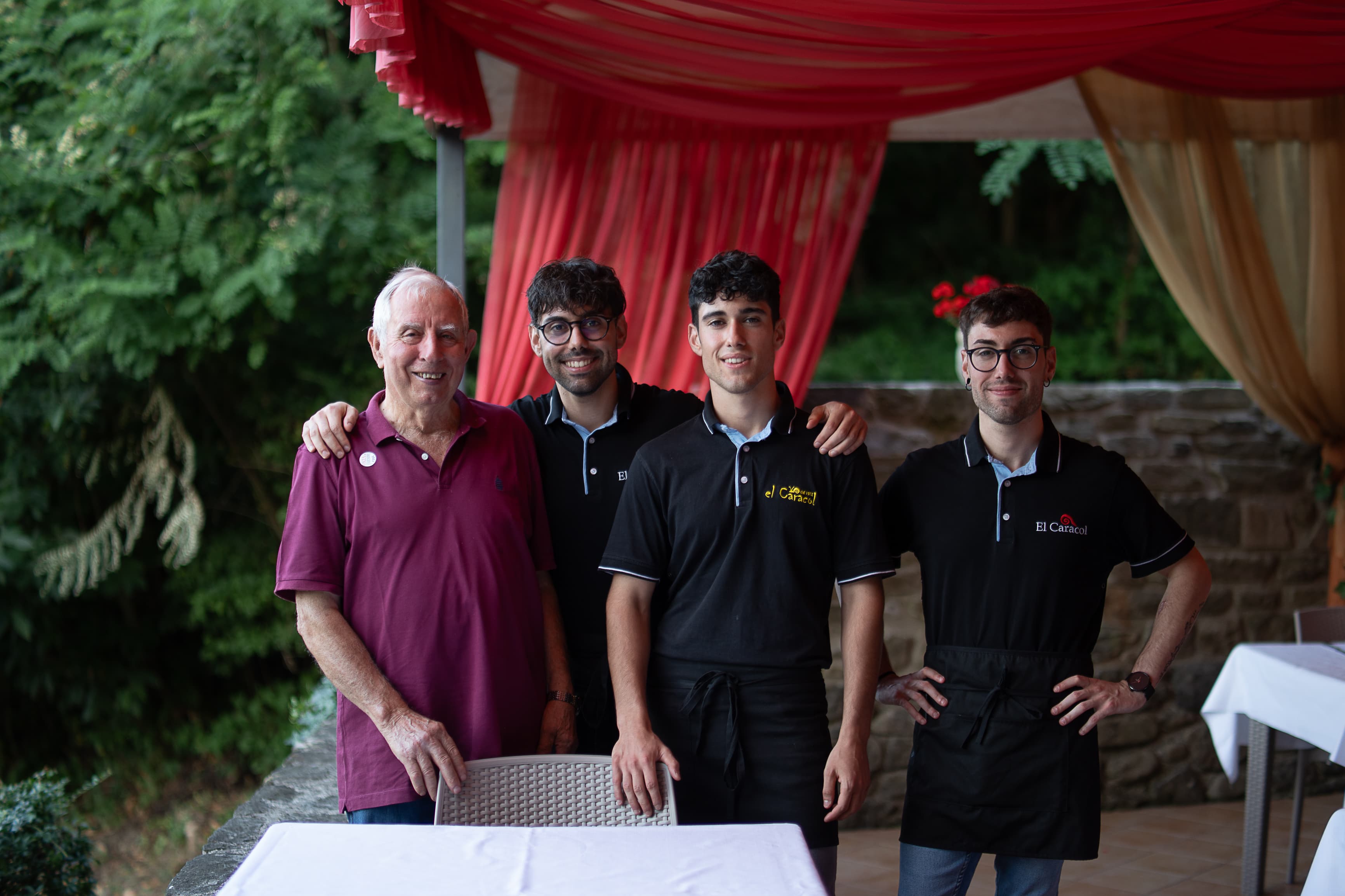 Antonio, Gianluca, Gioele e Alessandro — tre generazioni di El Caracol